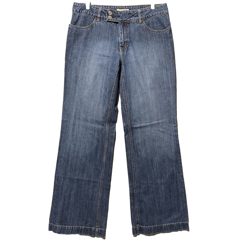 Stetson Bootcut Jeans Women's 10 Blue‎ Denim Wide Leg Rodeo Western Hippie Retro